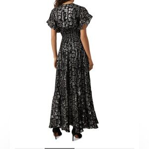 ba&sh Black and White Maxi Dress